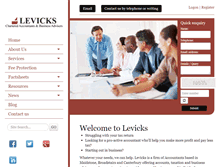 Tablet Screenshot of levicksaccountants.co.uk